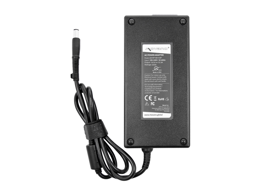 Polnilec za prenosnike HP / Compaq, 200W / 19,5V / 10,3A / 7,4mm x 5,0mm - slika 5