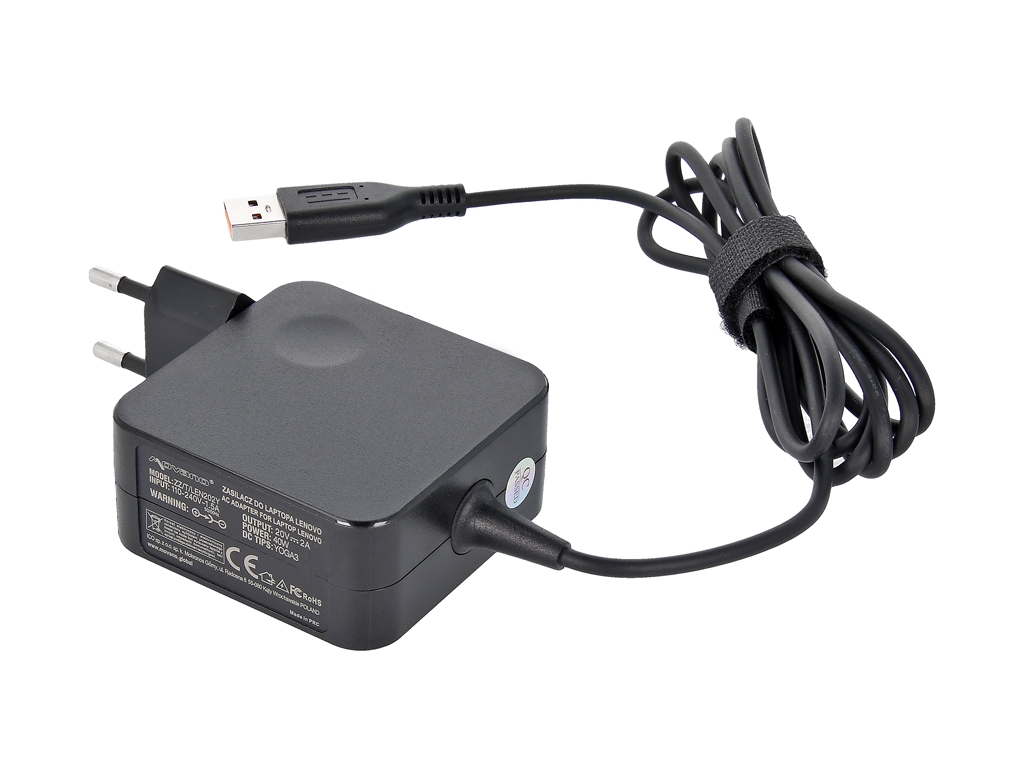Polnilec za prenosnike Lenovo, 40W / 20V / 2A / priključek USB - slika 7