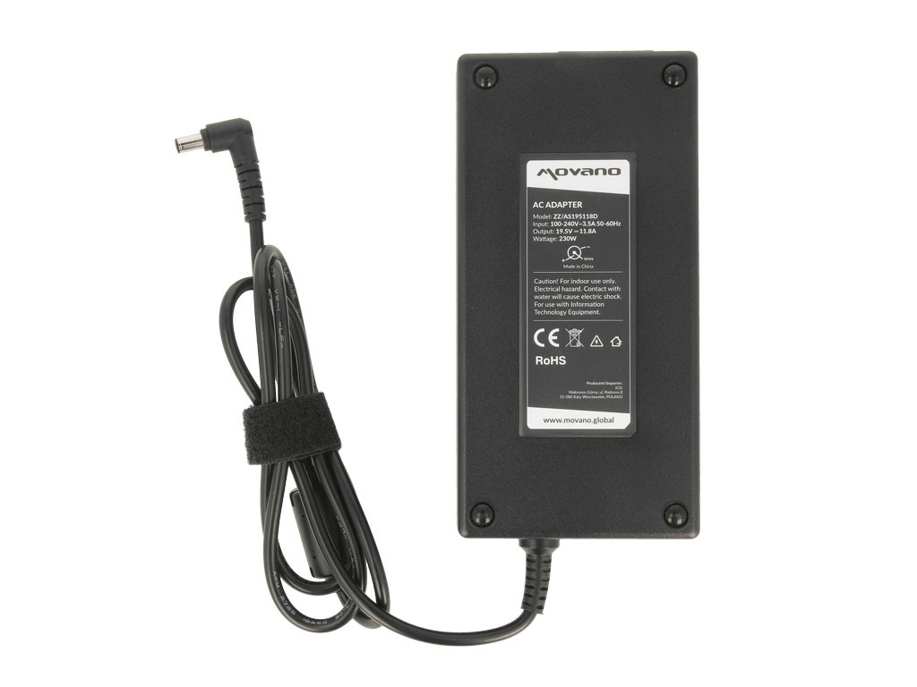 Polnilec za prenosnike Asus, 230W / 19,5V / 11,8A / 6,0mm x 3,7mm - slika 7
