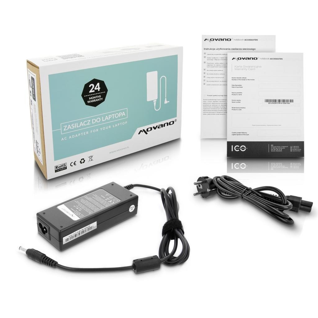 Polnilec za prenosnike Samsung, 90W / 19V / 4.74A / 5,5mm x 3,3mm - slika 7