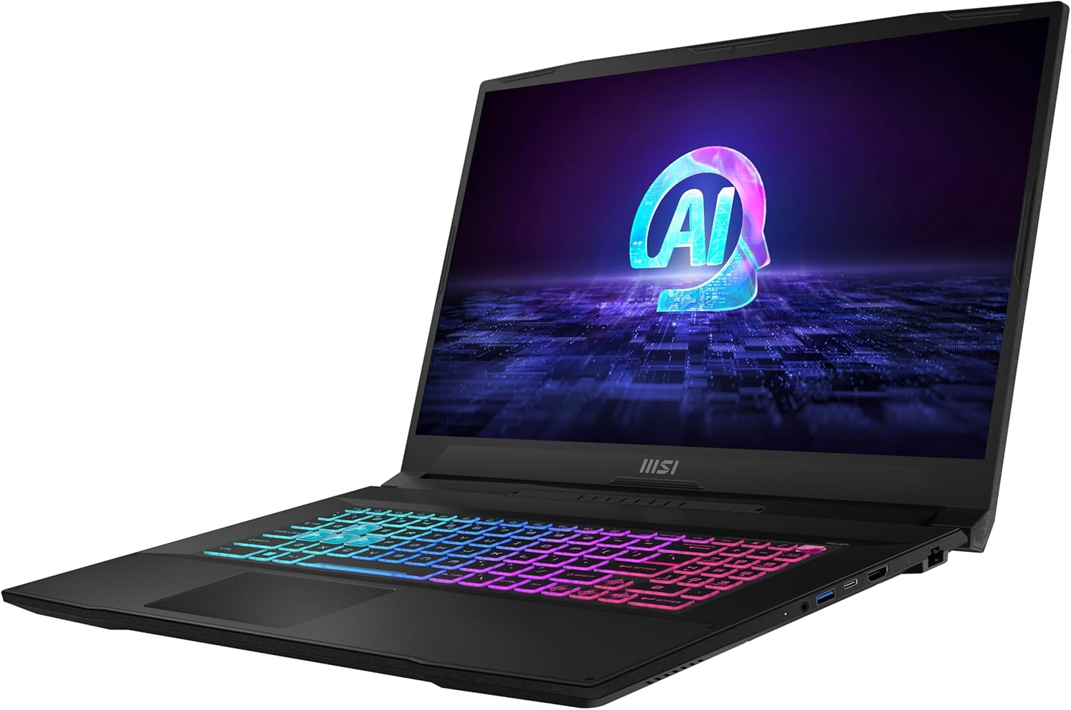 AMD Ryzen™ 7 8845HS / 3,8 GHz / Octa-Core (8C/16T) / Turbo Speed 5,1 GHz, 32 GB DDR5 SODIMM, 1 TB NVMe SSD, 43,9 cm (17,3″), Matiran (AntiGlare, matt), FHD / 1920 x 1080, NVIDIA® GeForce RTX™ 4070 Max-Q, HDMI, USB-C, 3x USB, Backlit keyboard, bluetooth, Microsoft Windows 11 Home (64-bit)