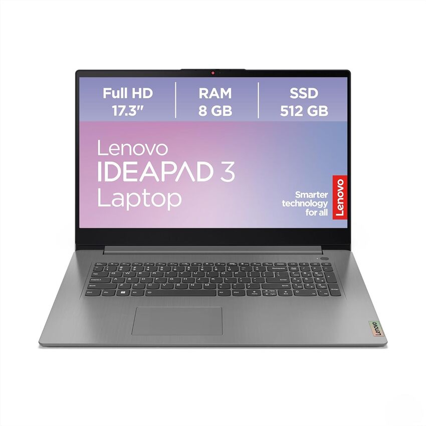AMD Ryzen 5 5625U (2,3 - 4,3 GHz), 16 GB (8GB+8GB(soldered)) DDR4-3200, SSD 512GB M.2 PCIe NVMe, 43,9 cm (17,3″) FHD (1920x1080) AG IPS LED 60 Hz, AMD Radeon Graphics (IGP), HDMI, 1x USB-C 3.2 Gen1 (DisplayPort + PD), 1x USB-A 3.2 Gen1 (5Gbps), 1x USB-A 2.0, Wi-Fi 6 (2x2), Bluetooth 5.1, Webcam, SD CardReader, FingerPrint (TouchStyle), Std. Kbd., Microsoft Windows 11 Home (64-bit)