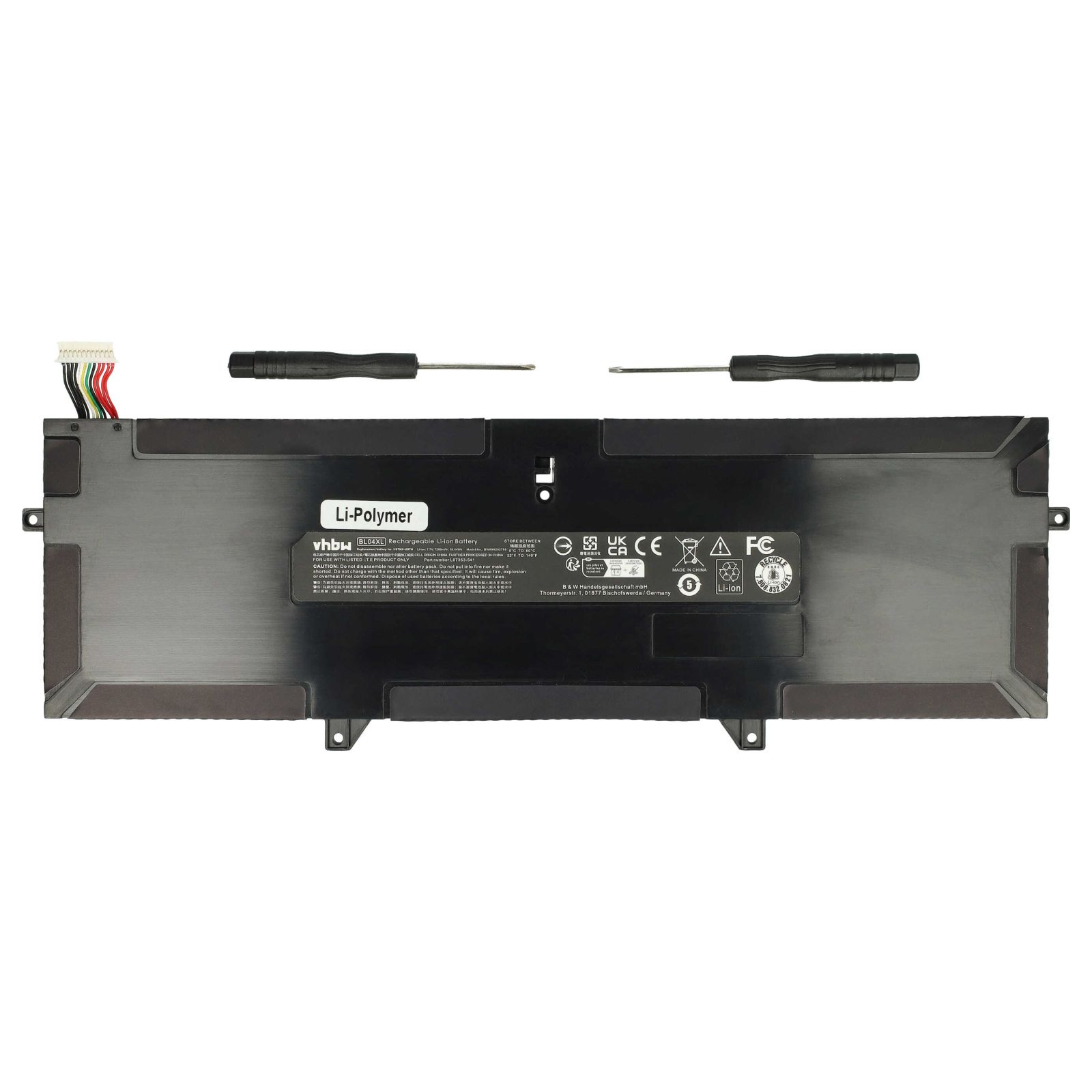 Baterija za HP Elitebook X360 1040 G5, BL04XL, 7200 mAh - slika 2