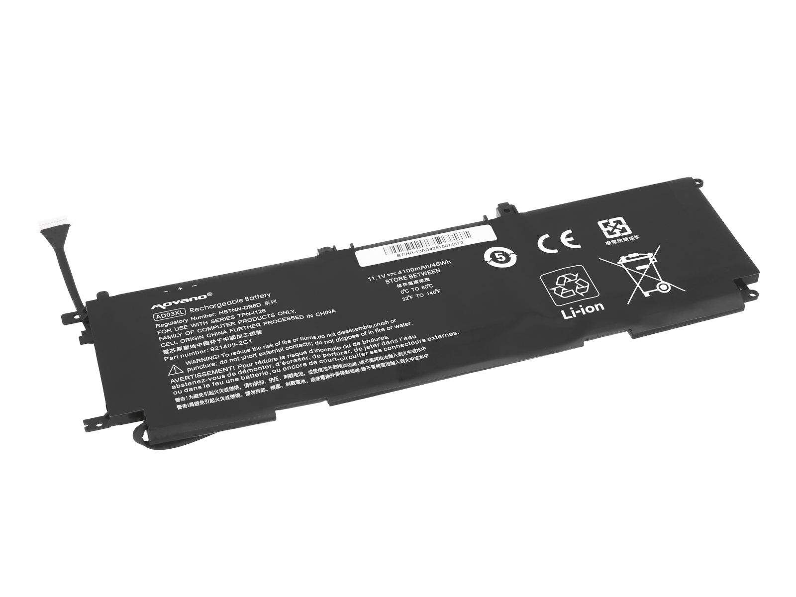 Baterija za HP Envy 13-AD, AD03XL, 4100 mAh - slika 2