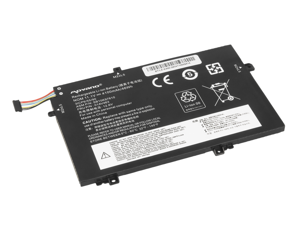 Baterija za Lenovo ThinkPad E485 / E490 / E590, 01AV463, 4100 mAh - slika 2