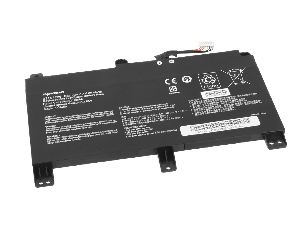 Baterija za Asus FX504 / FX505 / FA506 / FA706, B31N1726, Tip 2, 4212 mAh - slika 2