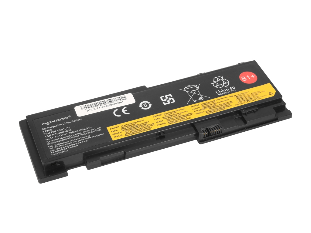 Baterija za Lenovo ThinkPad T420s / T420si / T430s / T430si, 3800 mAh - slika 2