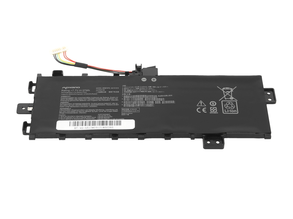 Baterija za Asus VivoBook S15 / S17, B21N1818, Tip 1, 4730 mAh - slika 3