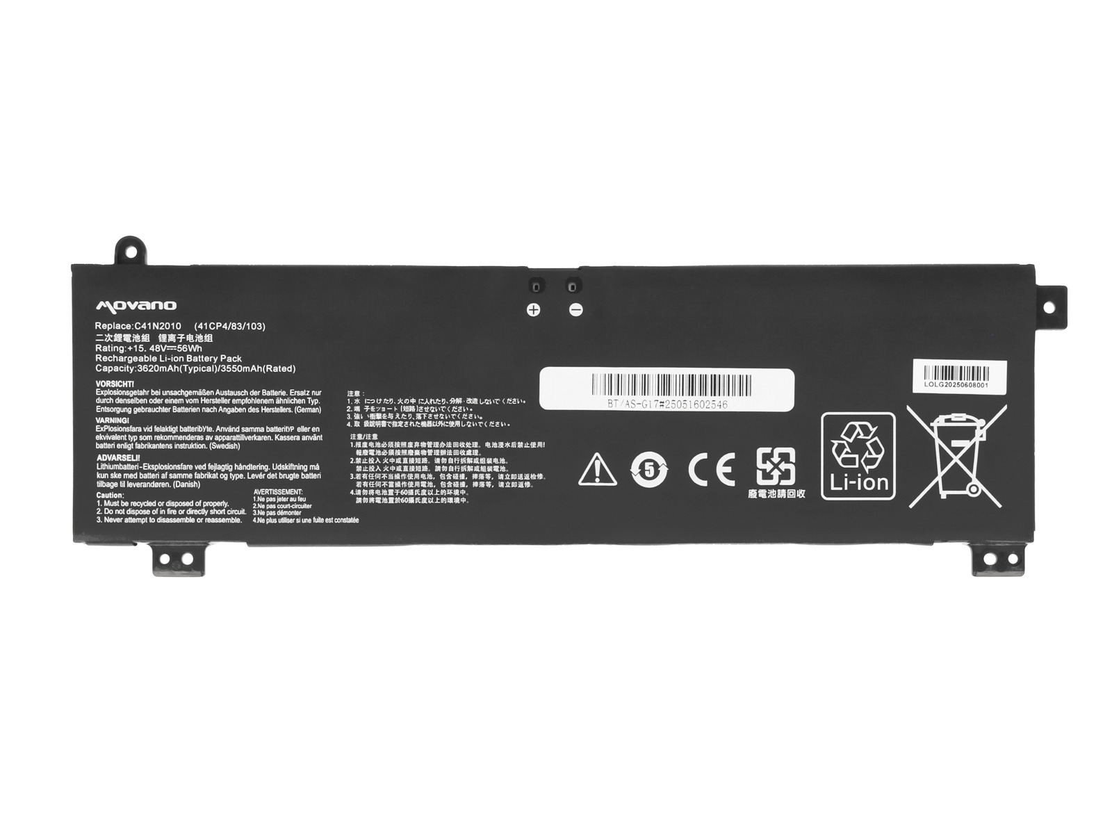 Baterija za Asus ROG Strix G15 G513IC / G17 G713IE, C41N2010, 3620 mAh - slika 3