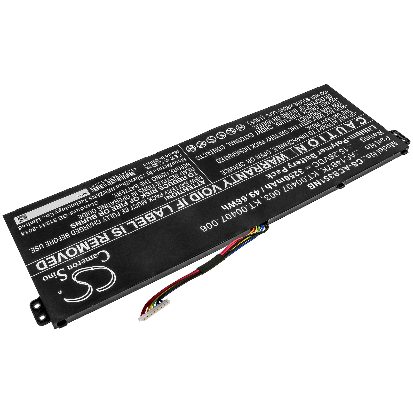 Baterija za Acer Aspire 5 A515 / Spin 5 SP515 / Swift 3 SF314, AC14B7K, 3250 mAh - slika 3