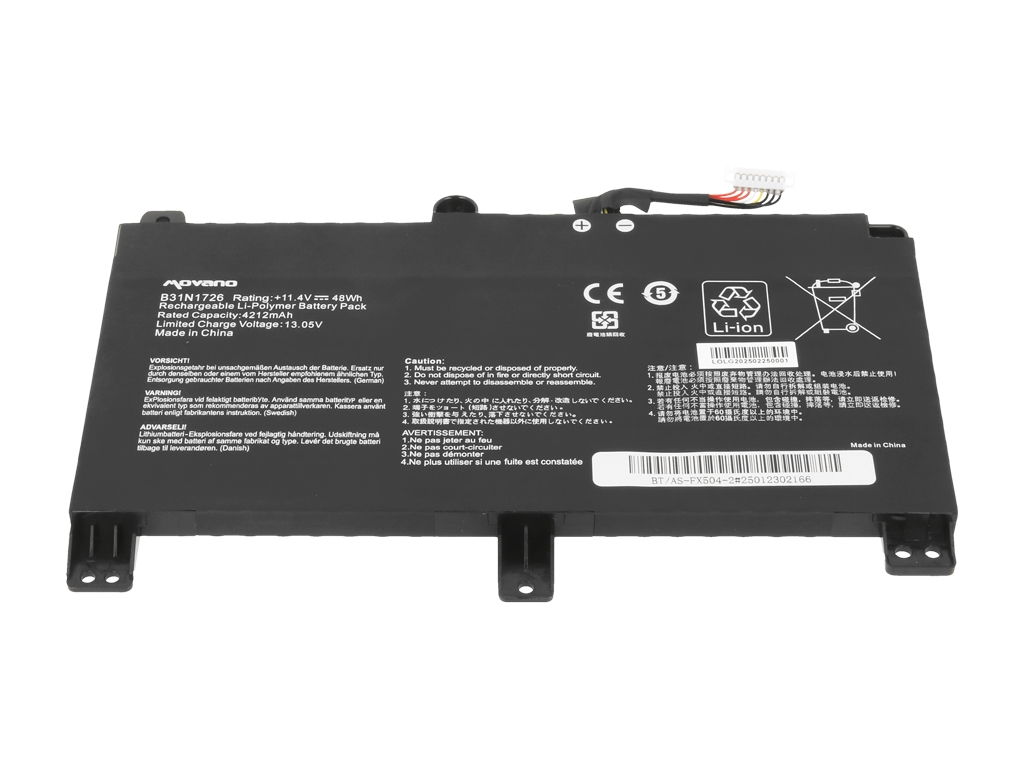 Baterija za Asus FX504 / FX505 / FA506 / FA706, B31N1726, Tip 2, 4212 mAh - slika 3