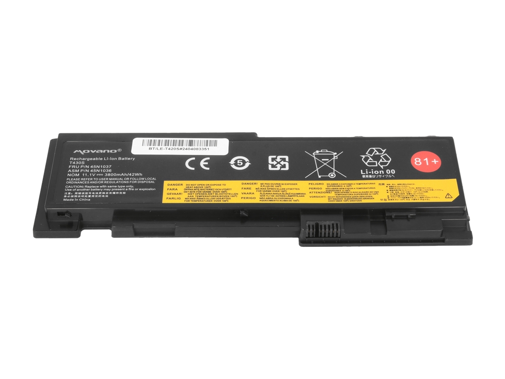 Baterija za Lenovo ThinkPad T420s / T420si / T430s / T430si, 3800 mAh - slika 3