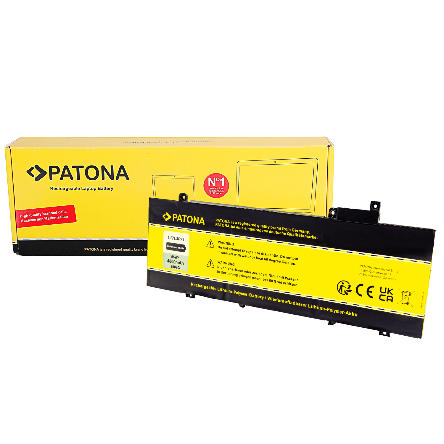 Baterija za Lenovo Thinkpad T480s, 4800 mAh - slika 4