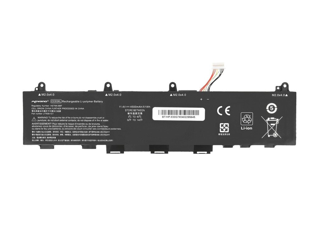 Baterija za HP EliteBook 850 G7 / 855 G7 / 850 G8 / 855 G8, CC03XL, tip A, 4500 mAh - slika 4