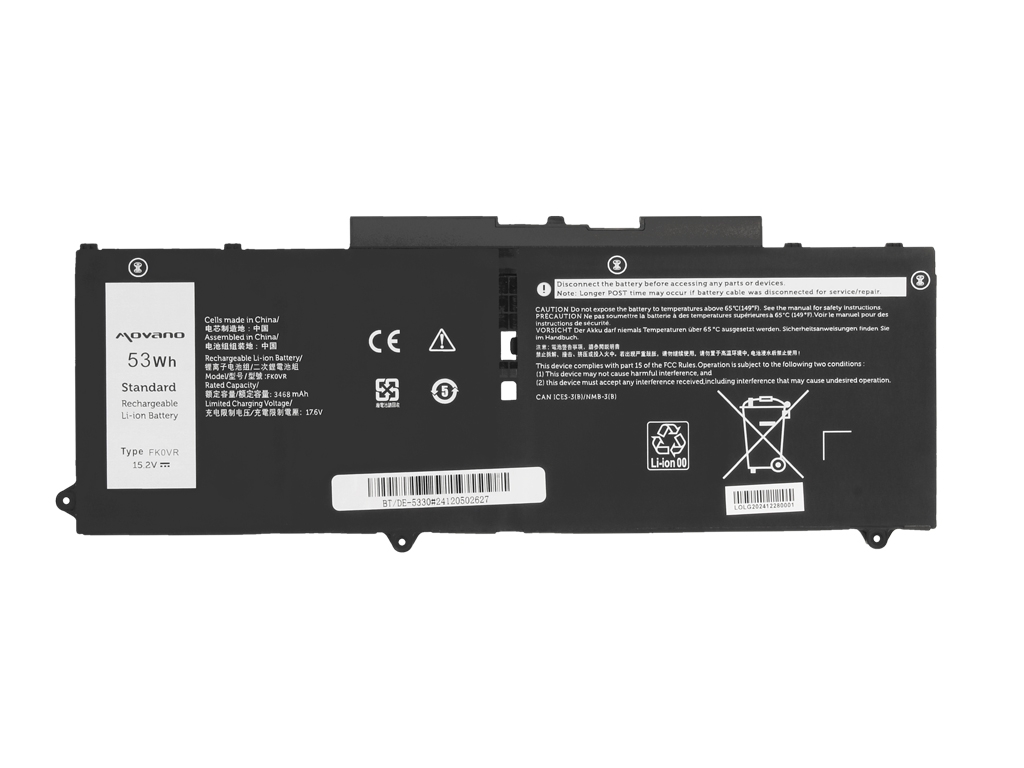 Baterija za Dell Latitude 5330 / 5530 / 7430, 3468 mAh - slika 5