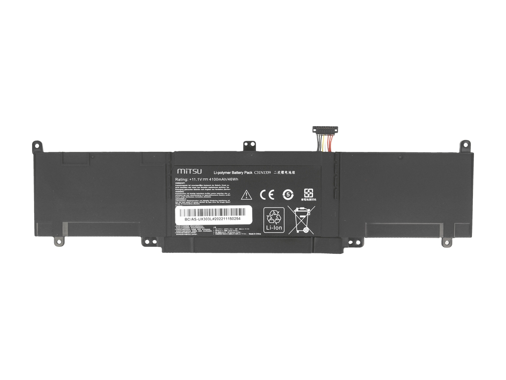 Baterija za Asus ZenBook Q302 / UX303, C31N1339, 4100 mAh - slika 5