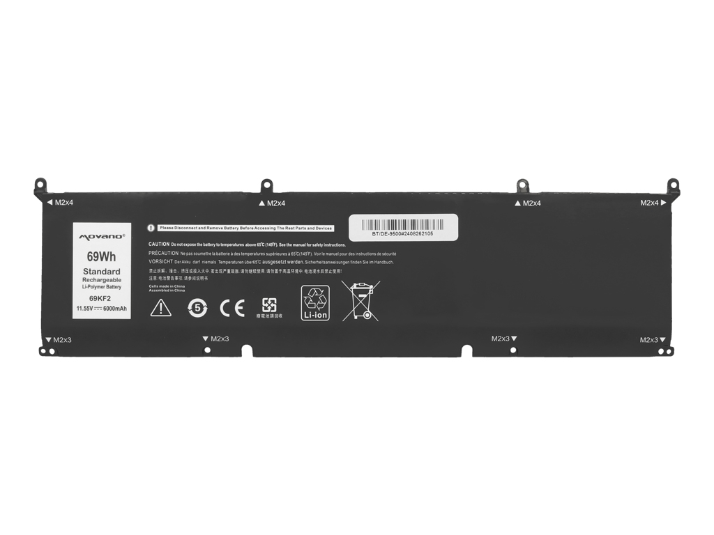 Baterija za Dell XPS 15 9500 / Alienware M15 R3 / M17 R3, 6000 mAh - slika 5