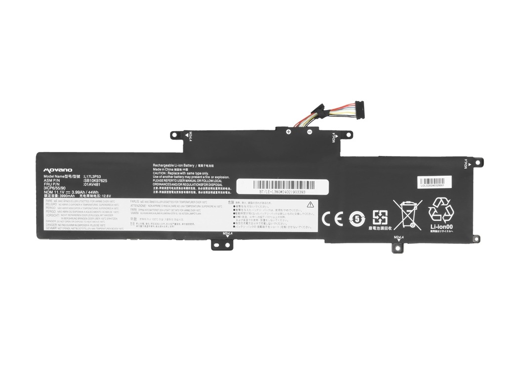 Baterija za Lenovo ThinkPad L380 Yoga / L390 Yoga, 3990 mAh - slika 5