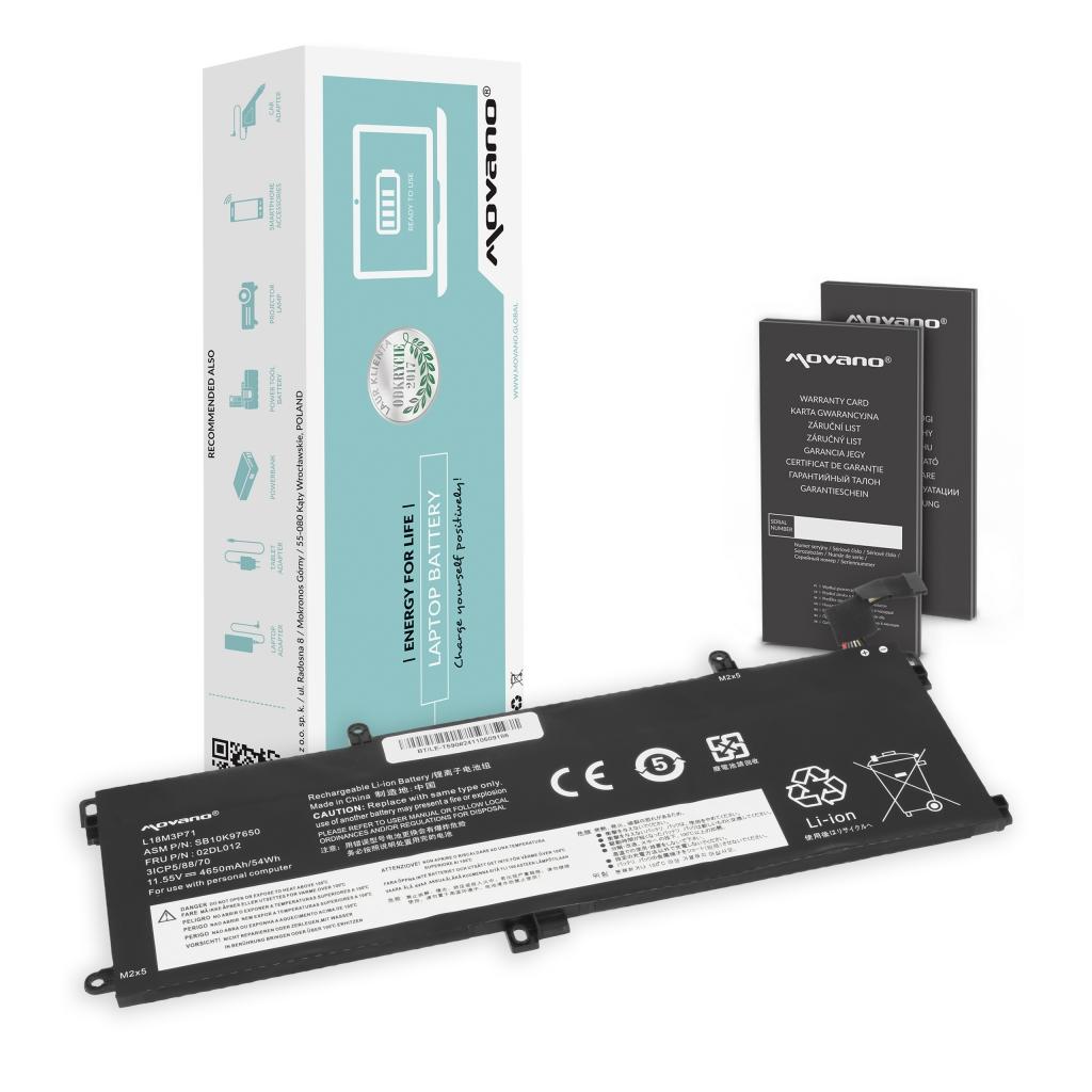 Baterija za Lenovo ThinkPad T590 / T15 / P15s / P53s, 4650 mAh - slika 6