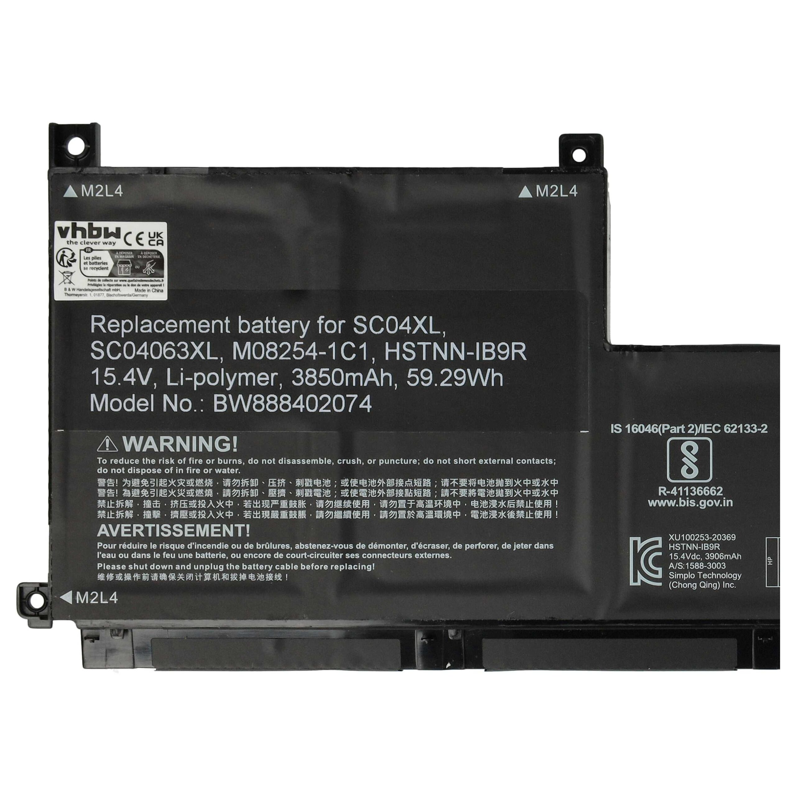 Baterija za HP Envy 14-EB, SC04XL, 3850 mAh - slika 6