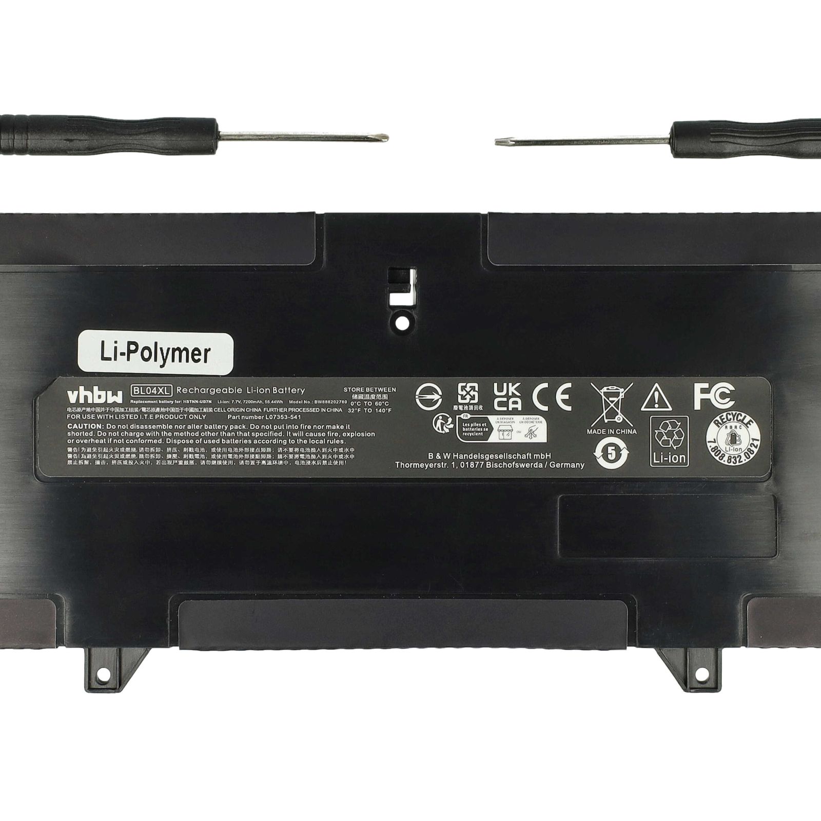 Baterija za HP Elitebook X360 1040 G5, BL04XL, 7200 mAh - slika 7