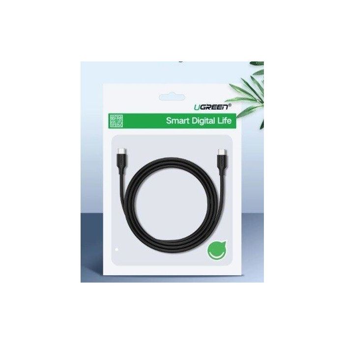 UGREEN USB 2.0 USB-C na USB-C 1m (črn) - polybag - slika 2