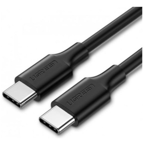 UGREEN USB 2.0 USB-C na USB-C 1m (črn) - polybag