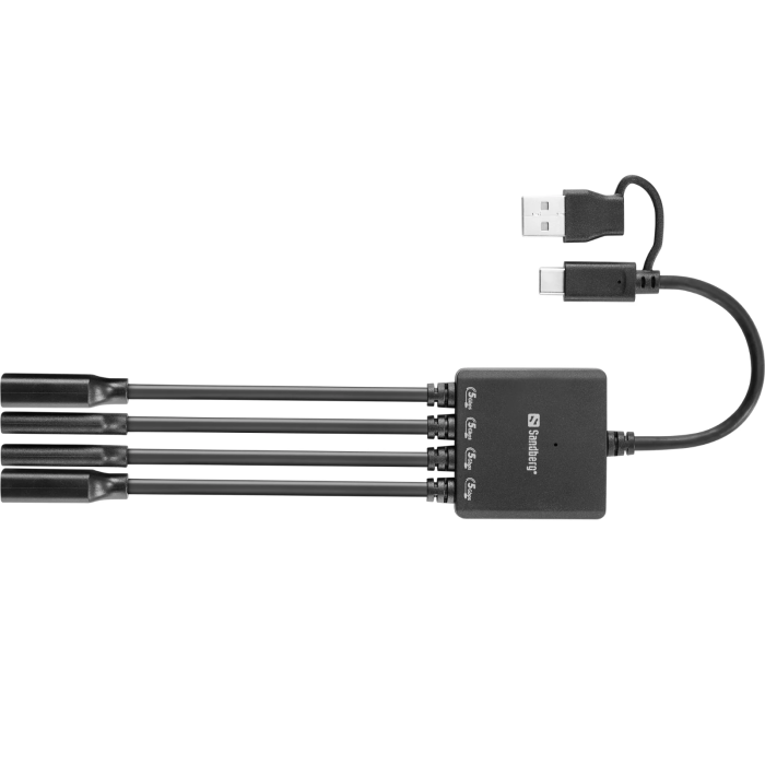 Sandberg USB-C/A na 2A+2C Splitter - slika 2