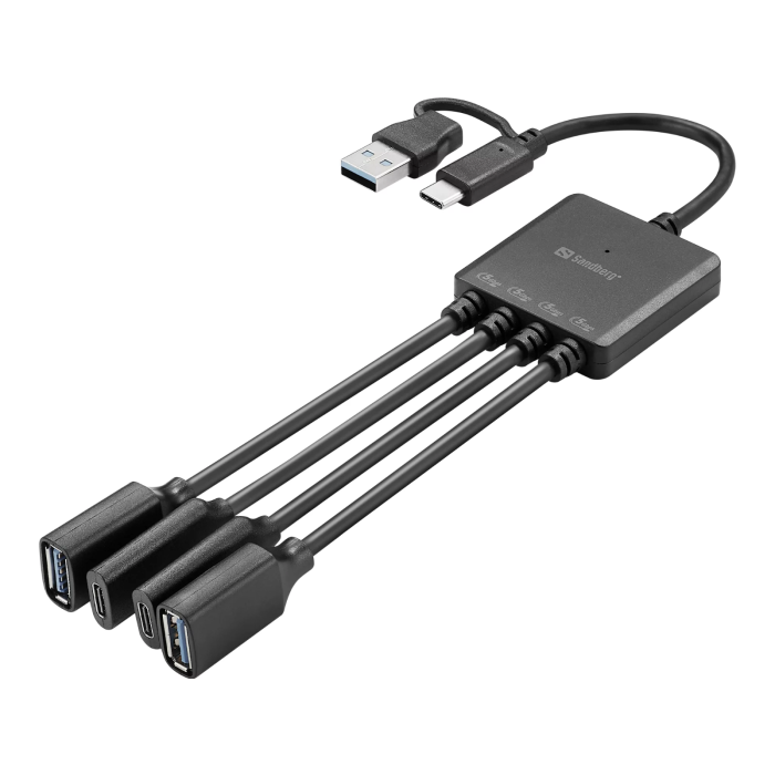 Sandberg USB-C/A na 2A+2C Splitter