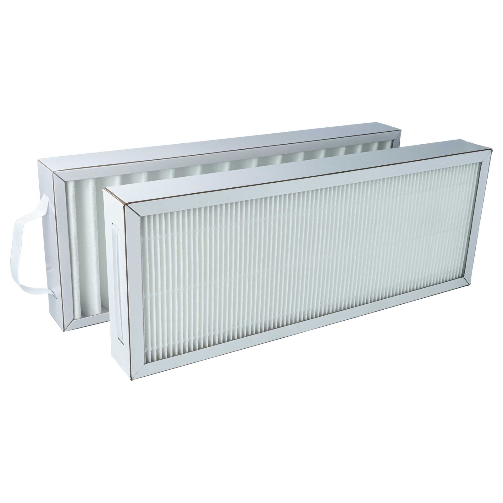 Nadomestni filter za čistilnike zraka Pluggit. Vsebina kompleta:1 x filter G4 (15,9 cm x 41,2 cm x 4,6 cm)1 x filter F7 (15,9 cm x 41,2 cm x 4,6 cm)Originalne oznake:APFG4F7-310-1Primerno za:Pluggit:Avent P310Lastnosti:Proizvajalec: VHBW