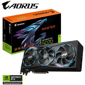 Grafična kartica GIGABYTE AORUS GeForce RTX 5070 MASTER 12G