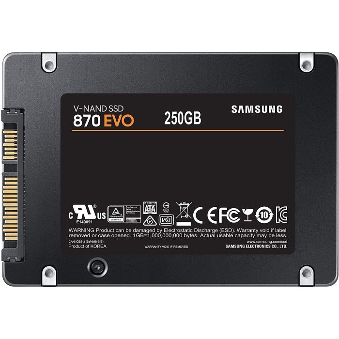 Samsung 250GB 870 EVO SSD SATA3 2.5 disk - slika 4