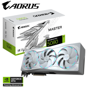 Grafična kartica GIGABYTE AORUS GeForce RTX 5080 MASTER ICE 16G