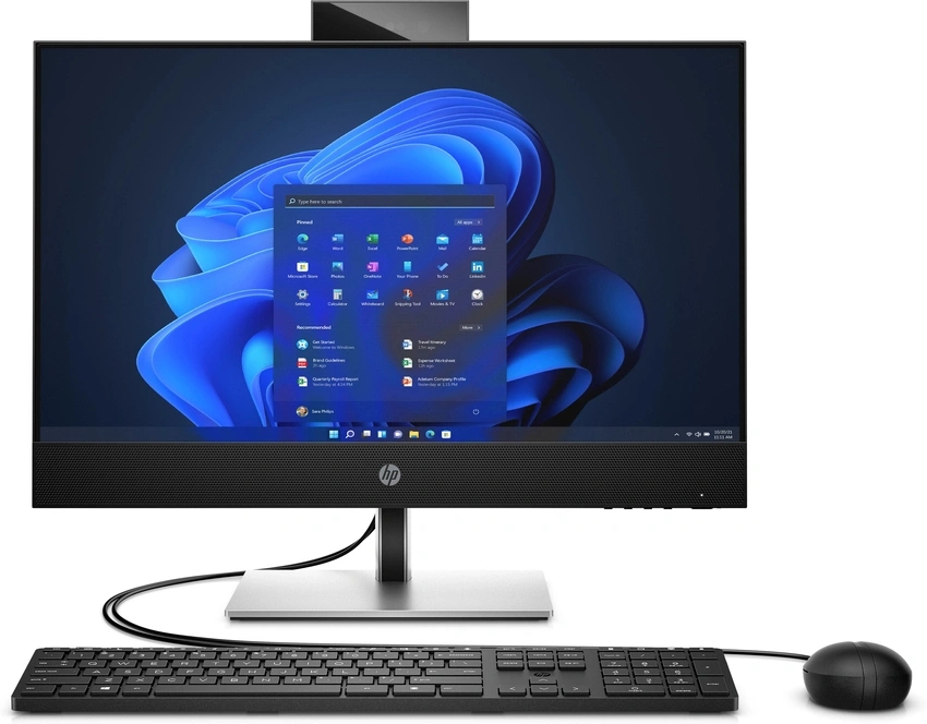 Intel Core i5-13500T (1,6 - 4,6 GHz), 60,45 cm (23,8″) FHD (1920x1080) IPS LED, 16 GB DDR4-3200, SSD 1 TB M.2 PCIe NVMe, Intel UHD Graphics 770 (IGP), 1x DisplayPort, 1x HDMI 1.4, 2x USB-A 3.2 Gen2 (10Gbps), 1x USB-C 3.2 (10Gbps), 2x USB-A 3.2 Gen1 (5Gbps), Wi-Fi 6, Bluetooth 5.3, Gb LAN, Webcam, Microsoft Windows 10 Pro (64-bit)