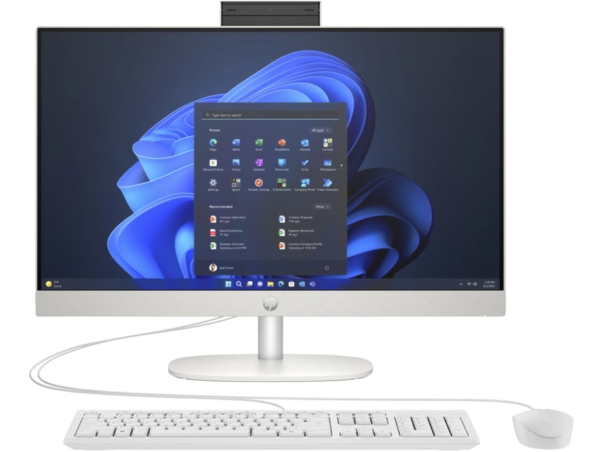 Intel Core i7-1355U (1,7 GHz), 16 GB DDR4-3200, SSD 512 GB PCIe NVMe, Intel Iris Xe Graphics (IGP), Wi-Fi 6, Bluetooth 5.3, 60,5 cm (23,8") FHD (1920x1080) AG LED, HDMI 1.4, 1x USB-C 3.2 Gen1 (5Gbps), 2x USB-A 3.2 Gen1 (5Gbps), 2x USB-A 2.0, Free DOS