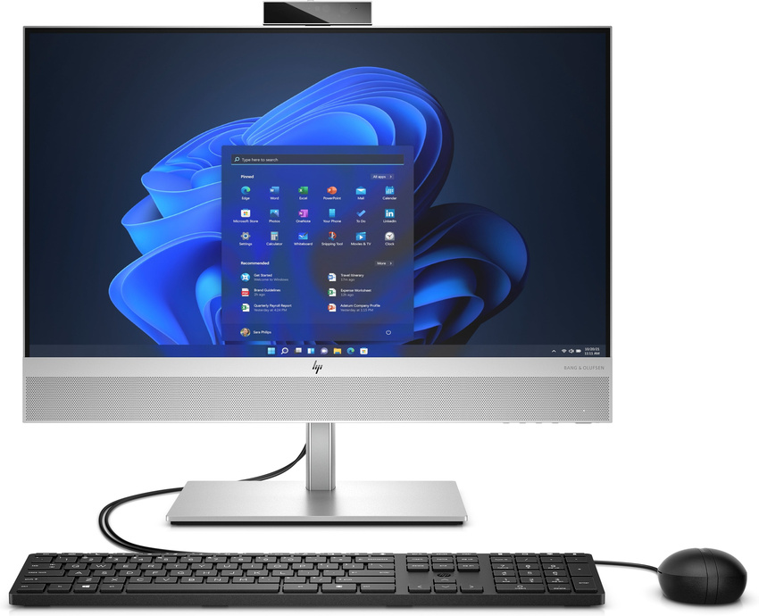 Intel Core i5-12500 (3,0 GHz), 16 GB DDR5-4800, SSD 256 GB PCIe NVMe + SSD 1 TB PCIe NVMe, 60,45 cm (23,8″) FHD (1920x1080) LED, Intel UHD Graphics 770 (IGP), 1x HDMI 2.0a, 1x DisplayPort 1.4, 1x USB-C 3.2 Gen2 (DisplayPort, 10Gbps), 1x USB-C 3.2 Gen2x2 (20Gbps), 3x USB-A 3.2 Gen2 (10Gbps), 2x USB-A 3.2 Gen1 (5Gbps), Wi-Fi, Bluetooth, Gb LAN, Webcam, No Kbd., Microsoft Windows 10 Pro (64-bit)