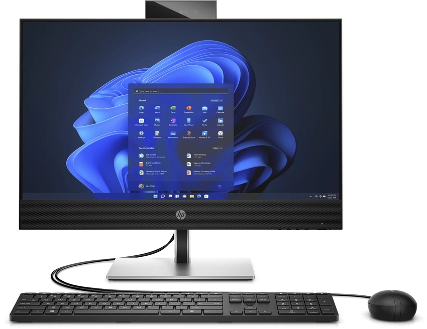 Intel Core i7-12700T (1,40 GHz), 60,45 cm (23,8'') FHD (1920x1080) IPS LED, 16 GB DDR4-3200, SSD 512 GB M.2 PCIe NVMe, AMD Radeon RX 6300M (2 GB), 1x DisplayPort, 1x HDMI, DVD-RW, 3x USB-A 3.2 Gen2 (10 Gbps), 1x USB-C 3.2 (10 Gbps), 2x USB-A 3.2 Gen1 (5 Gbps), Gb LAN, WebCam, Microsoft Windows 11 Home (64-bit).