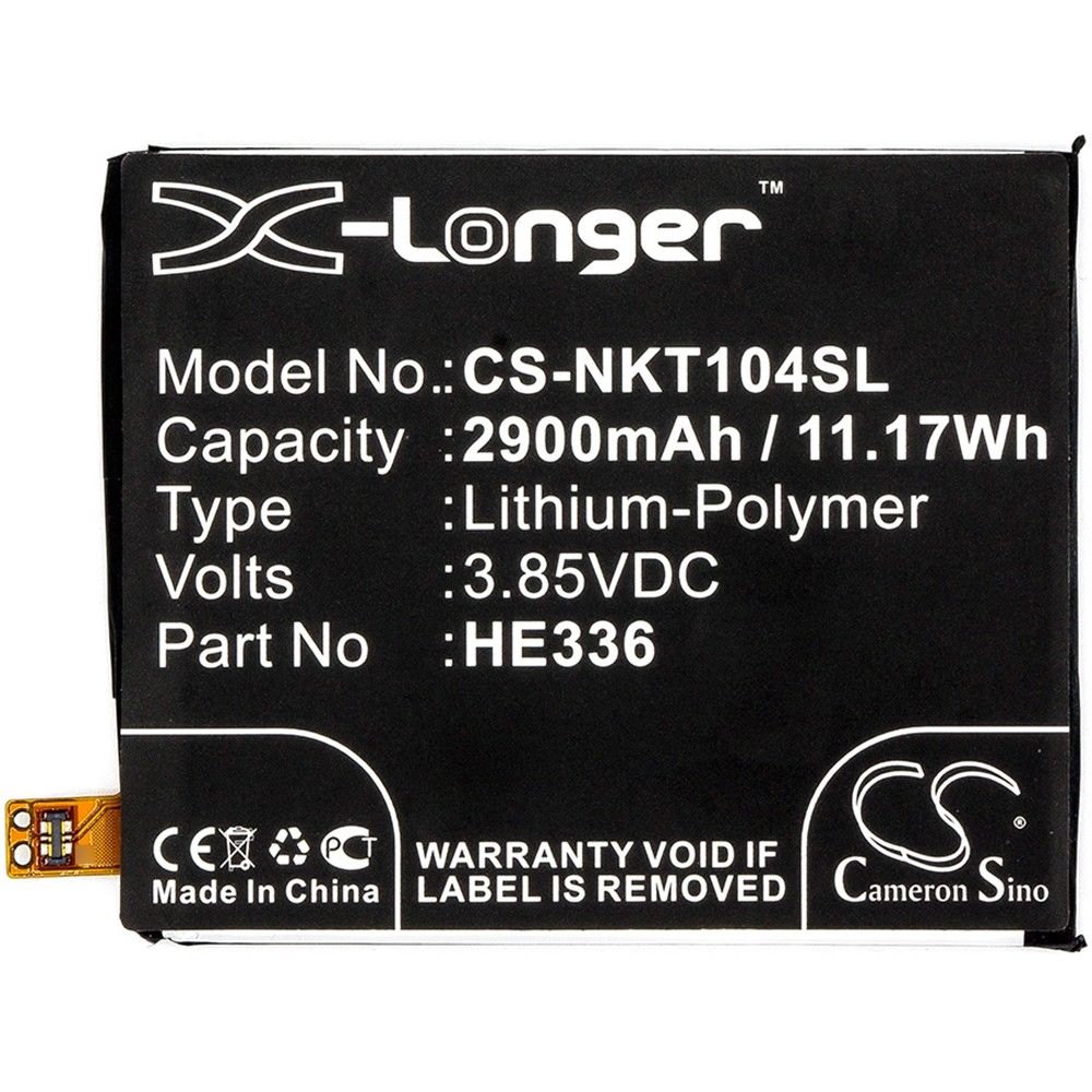 Baterija za Nokia 5 / 5.1 / 3.1, HE336, 2900 mAh - slika 2