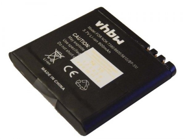 Baterija za Nokia 6110 / 6220 / 6500 / 7390 / 8600, BP-5M, 900 mAh - slika 2