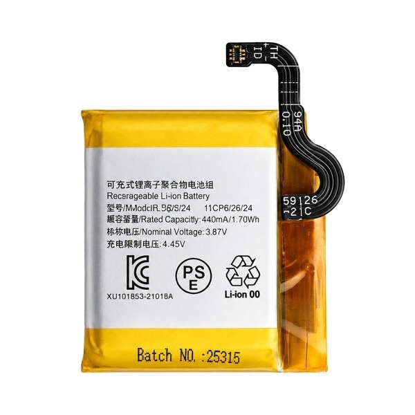 Baterija za Amazfit GTR 3 / GTR 3 Pro, PL582624, 440 mAh - slika 2