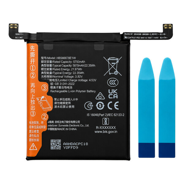 Baterija za Honor Magic7 Pro / Magic7 RSR Porsche Design, HB566878EIW, 5870 mAh - slika 2