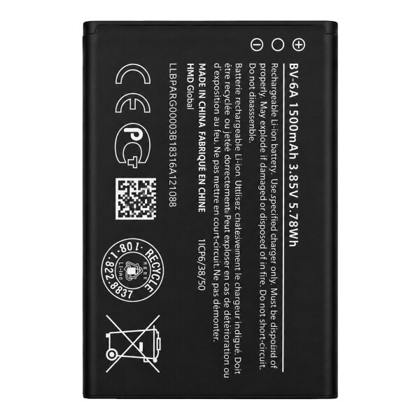 Baterija za Nokia 8110 4G / 2060 / 3060, BV-6A, 1500 mAh - slika 2