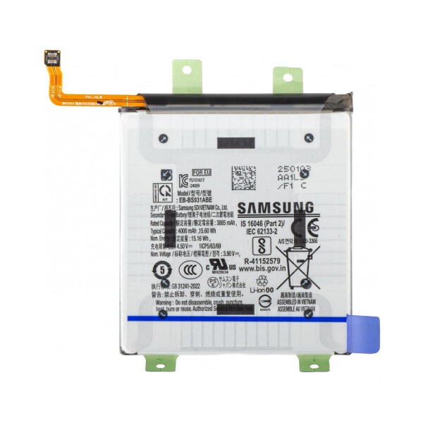 Opis:Originalne oznake:GH82-36331AEB-BS931ABEPrimerno za:Samsung:Galaxy S25 SM-S931B, SM-S931B/DS, SM-S931U, SM-S931U1, SM-S931W, SM-S931N, SM-S9310, SM-S931E, SM-S931E/DSLastnosti:Proizvajalec: SamsungVrsta: Li-PolymerNapetost: 3,88 VKapaciteta: 4.000 mAh (15,60 Wh)