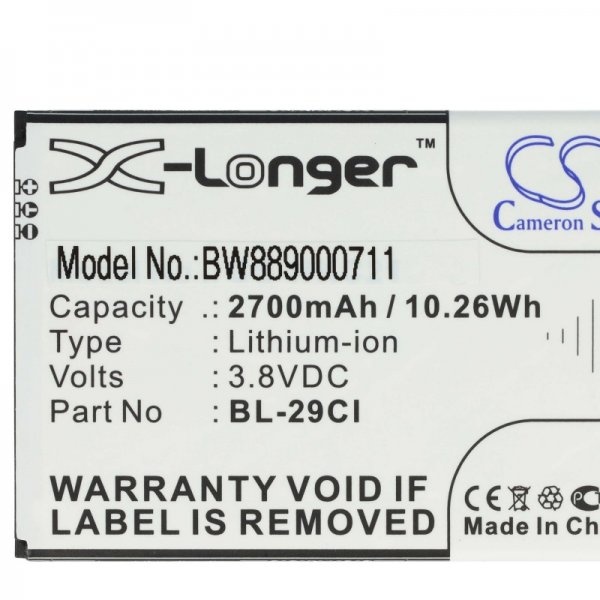 Baterija za Nokia C10 / C20 / C21, 2700 mAh - slika 4