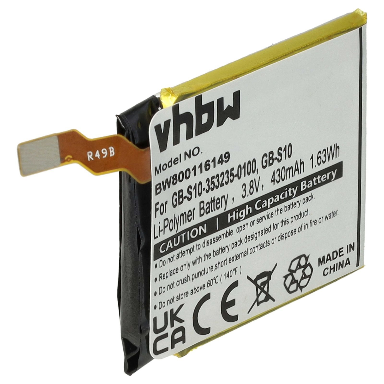 Baterija za Sony SmartWatch 3 / SWR50, 430 mAh - slika 4