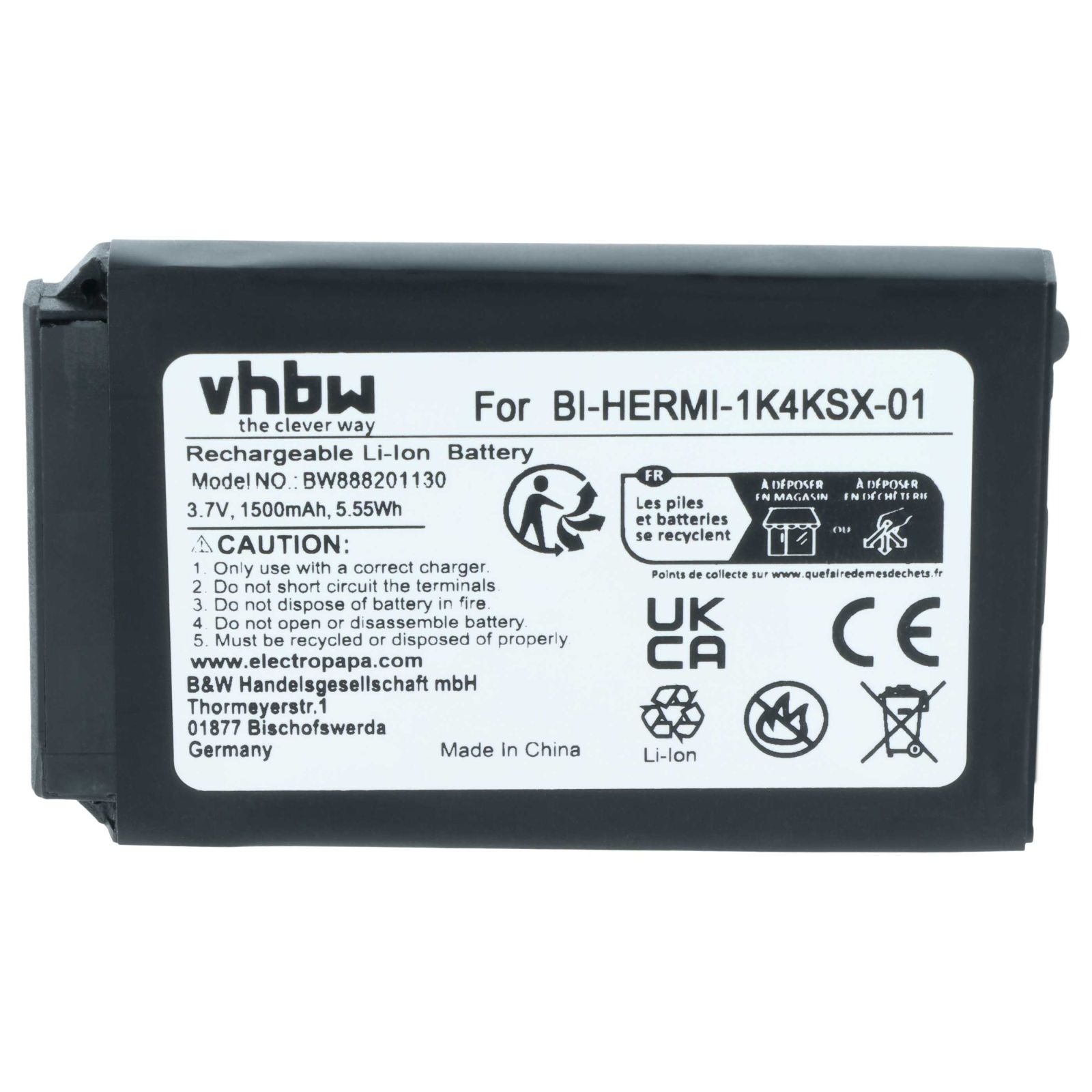 Baterija za Cisco 7925 / 7926, 1500 mAh - slika 4