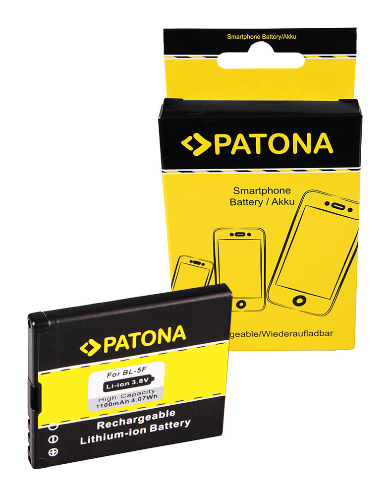 Baterija za Nokia 6210 / 6710 / 6290 / E65 / N95, BL-5F, 1100 mAh - slika 6