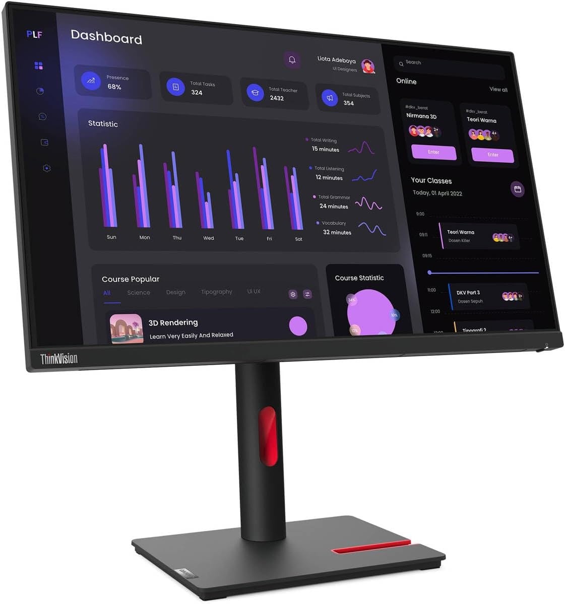Monitor Lenovo T24I-30 - slika 2