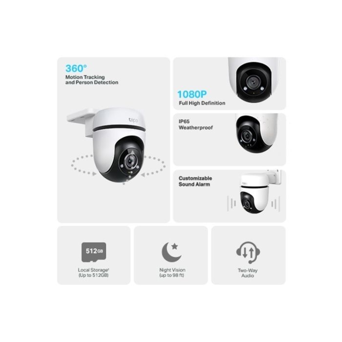 TP-LINK Tapo C500 FHD 360° Pan/Tilt zunanja Wi-Fi varnostna kamera - slika 2