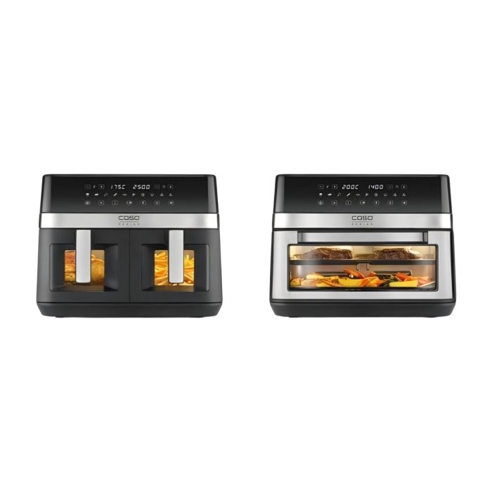 CASO AirFry Duo Chef cvrtnik na vroči zrak v kombinaciji s pečico 2 v 1 2200W | E-specialisti.si